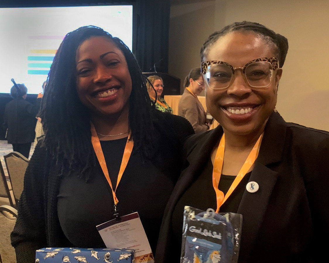 Drs. Kenechukwu Ojukwu (Right) and Erica Fermon